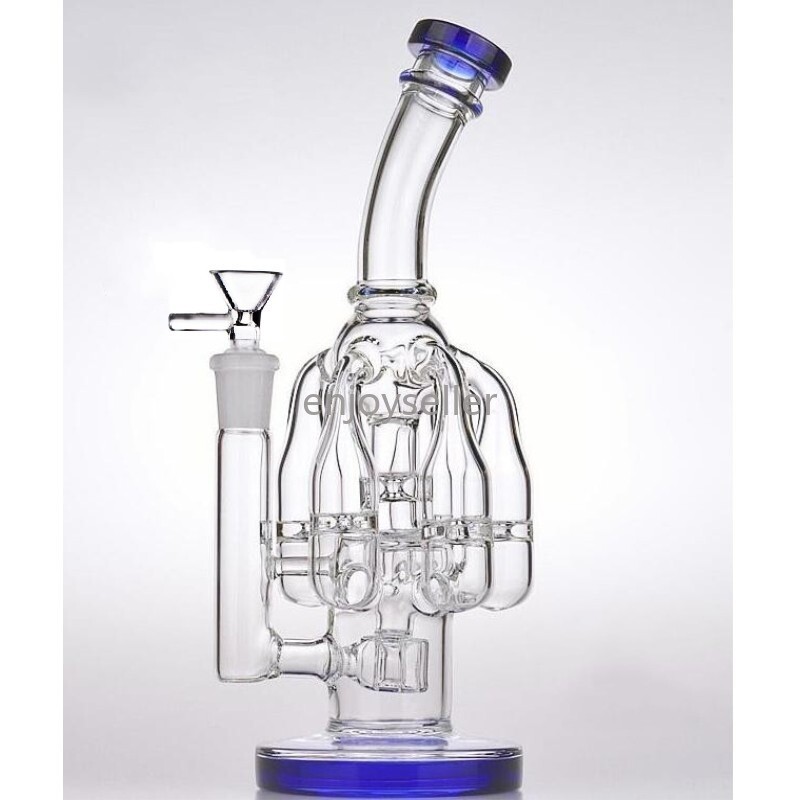 heady recycle rig matrix bong tire Five pipes filter Water Hookah 14mm shisha