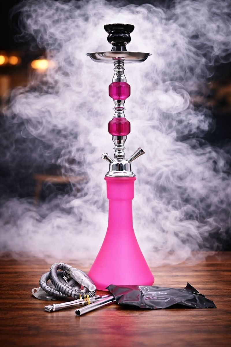 BADSHAH HOOKAH 1 HOSE | 20&Prime; | HLU-1 | PINK | ONLY $29.99 – FREE SHIPPING