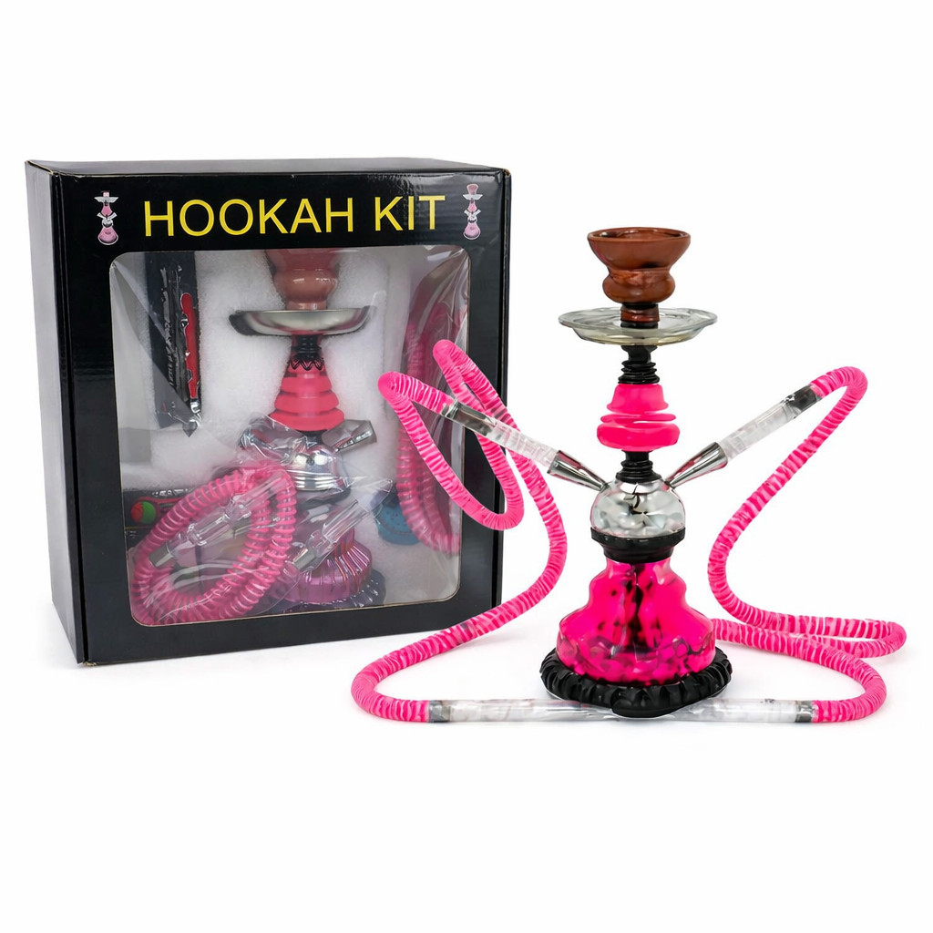 TANYA Hookah Kit – 2 Hose | Black | Complete Set | FREE Shipping