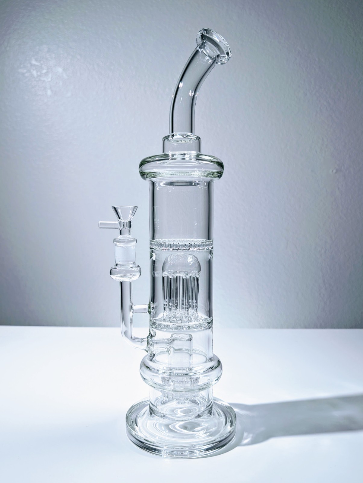 16&Prime; Thick Matrix Tree Honeycomb Percolators Glass Water Pipe Bong Premium Build