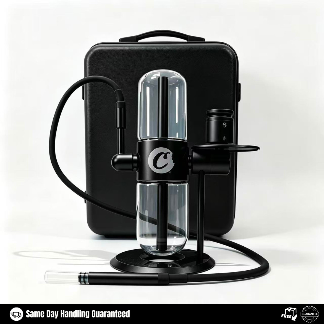 Stundenglass Gravity Hookah Bong w Carry Case – Black (Full version) not kompact