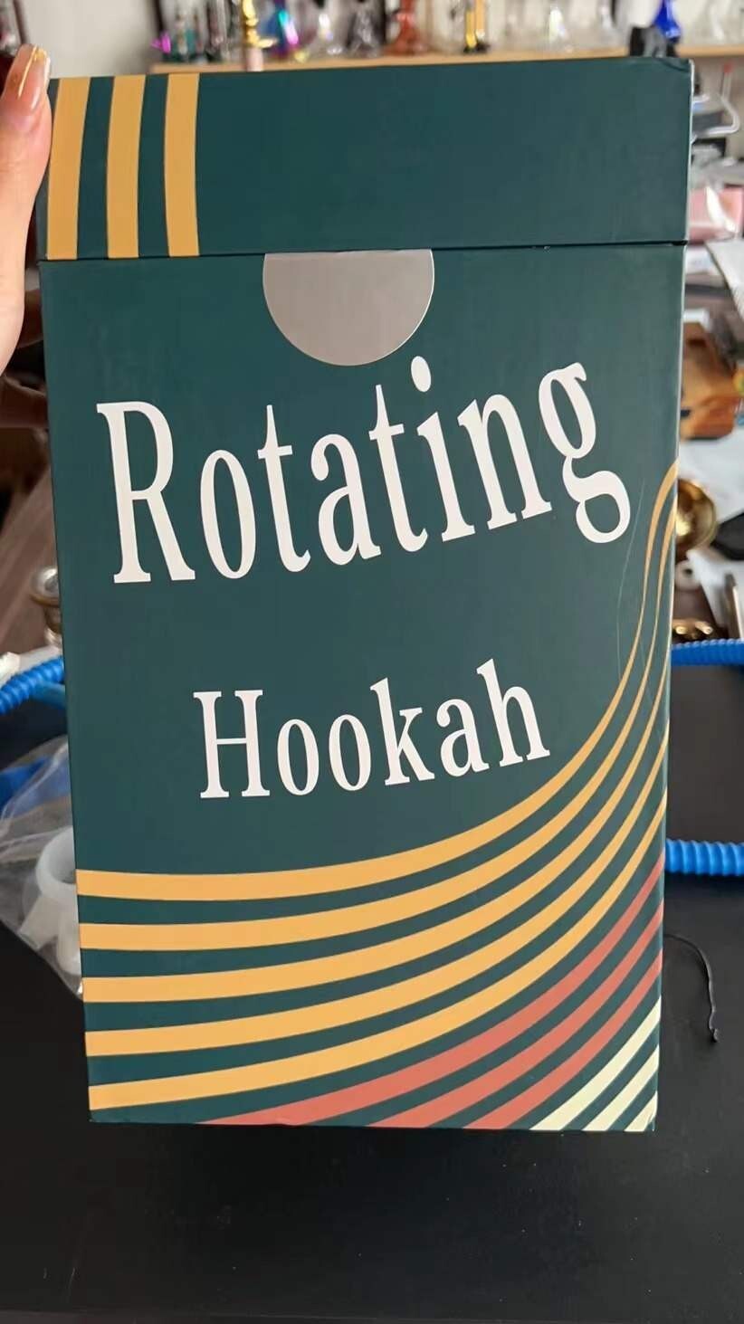 Rotating Hookah Set With LED Lights