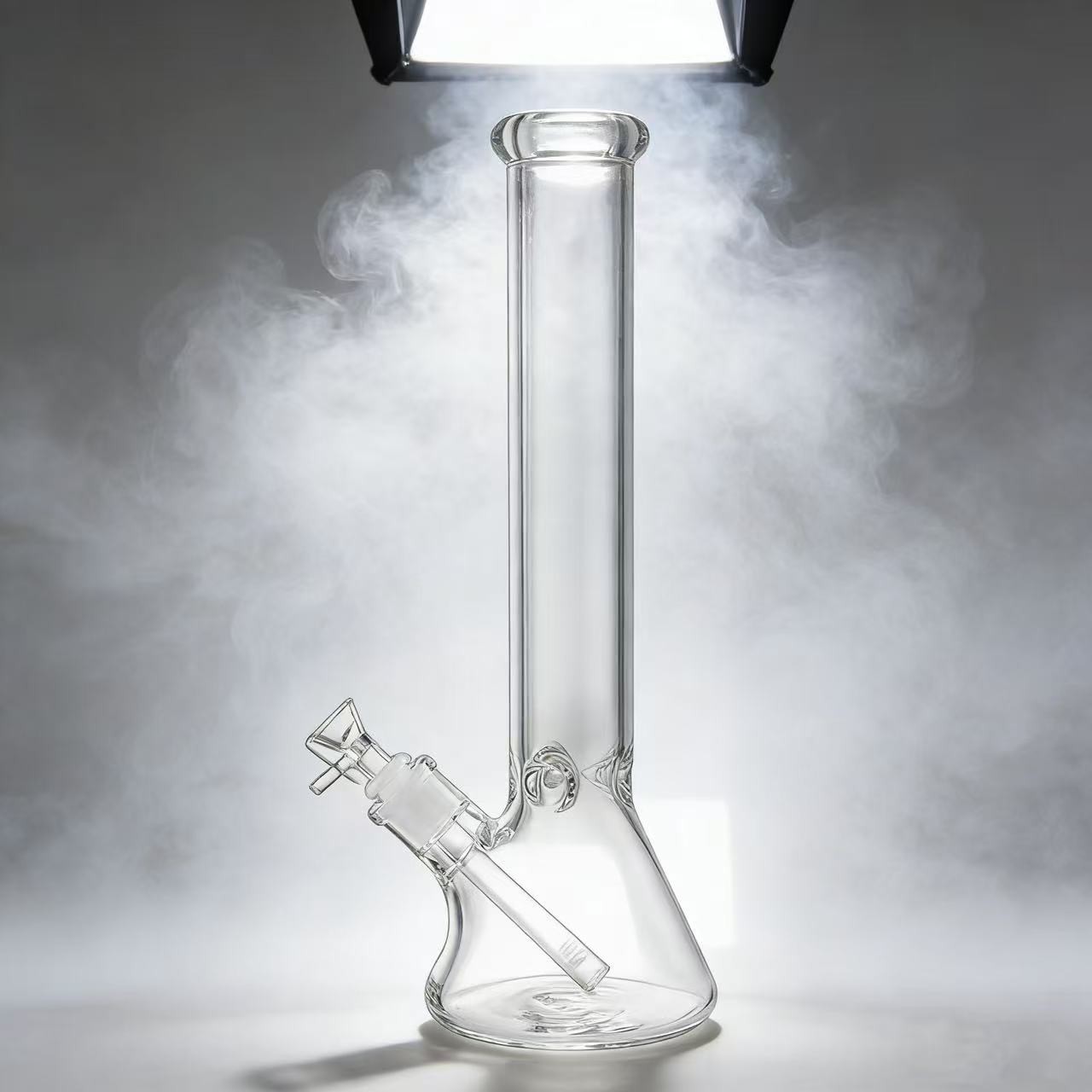 16&Prime; Heavy 9mm Thick Glass Bong Heavy Bong Water Pipe 14mm Bowl Beaker & Screen