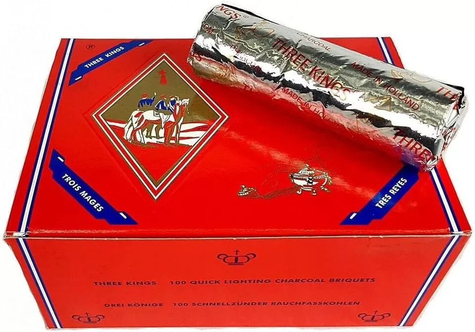 Three Kings Charcoal 40mm Tablets ( FREESHIPPING-FROM USA )