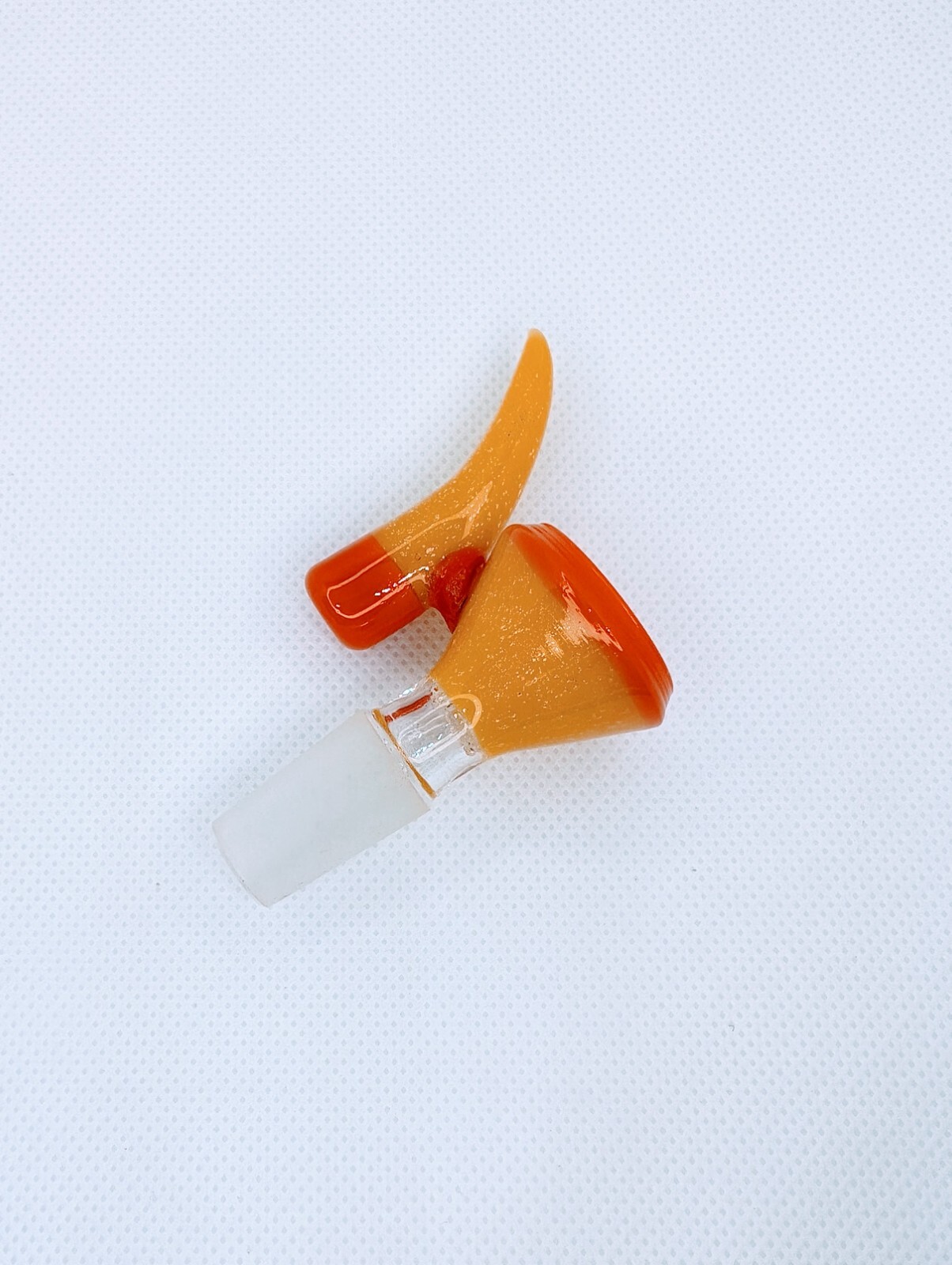 2.5&Prime; Candy Corn Screen Bowl Crushed Opal 14mm Glass Funnel Slide Bong Hookah