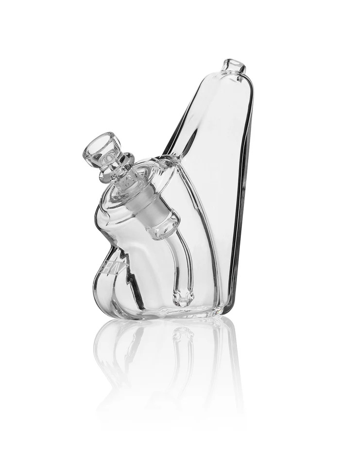 Grav® Labs Wedge Bubbler Premium Glass Water Pipe BONG Hookah