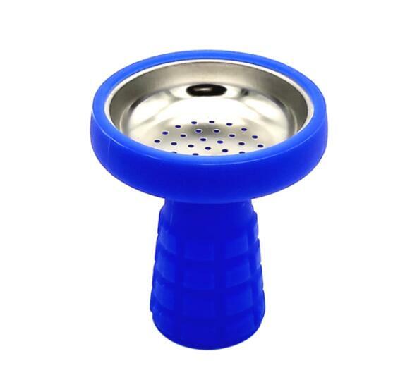 Silicone Hookah Bowl With Stainless Steel Mesh Shisha Tobacco Bowls Accessories