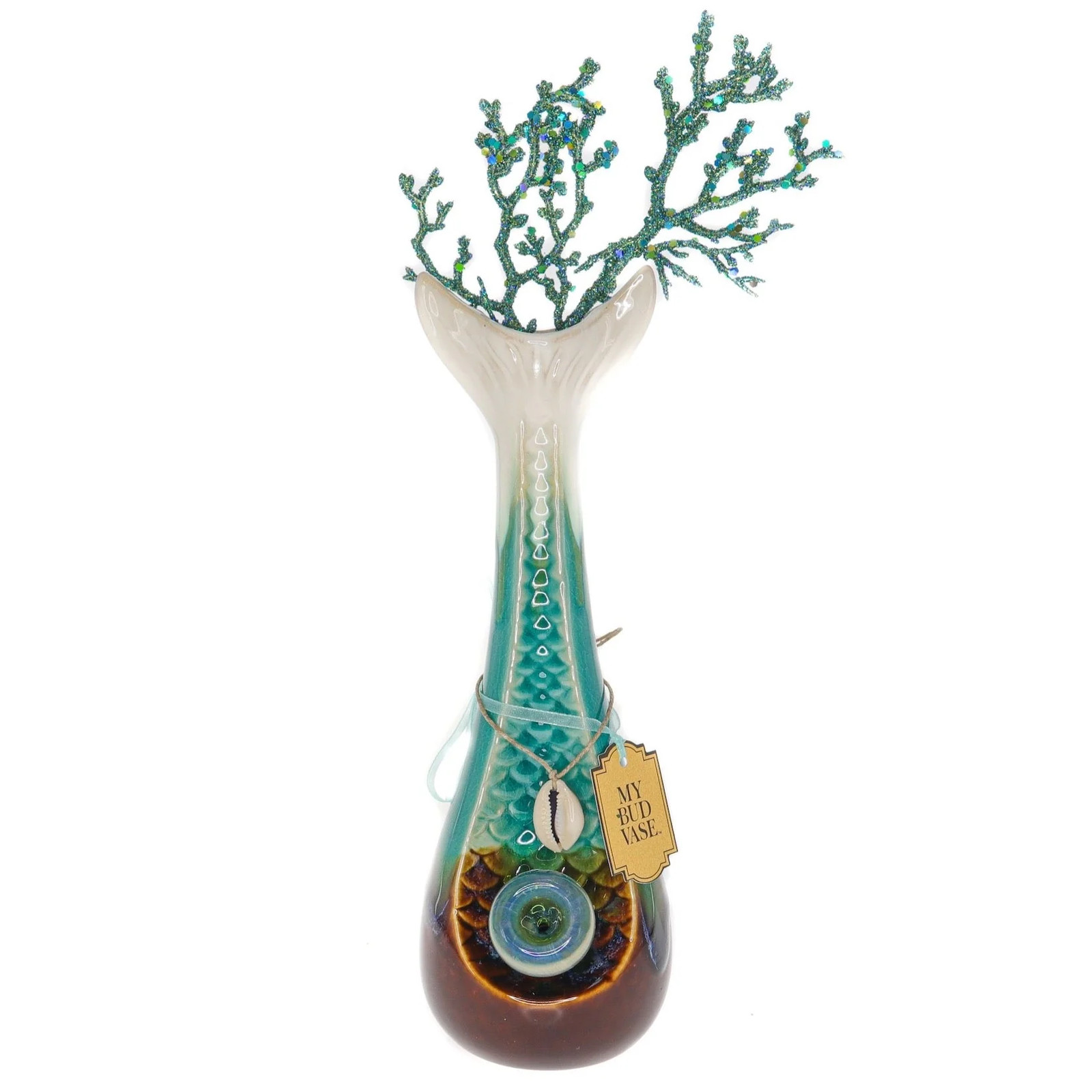My Bud Vase « Yemaya » Mermaid Bong