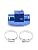 Aluminum Water Temp Joint Pipe, Blue, 34mm | Water Temp Joint Pipe Water Temp Me
