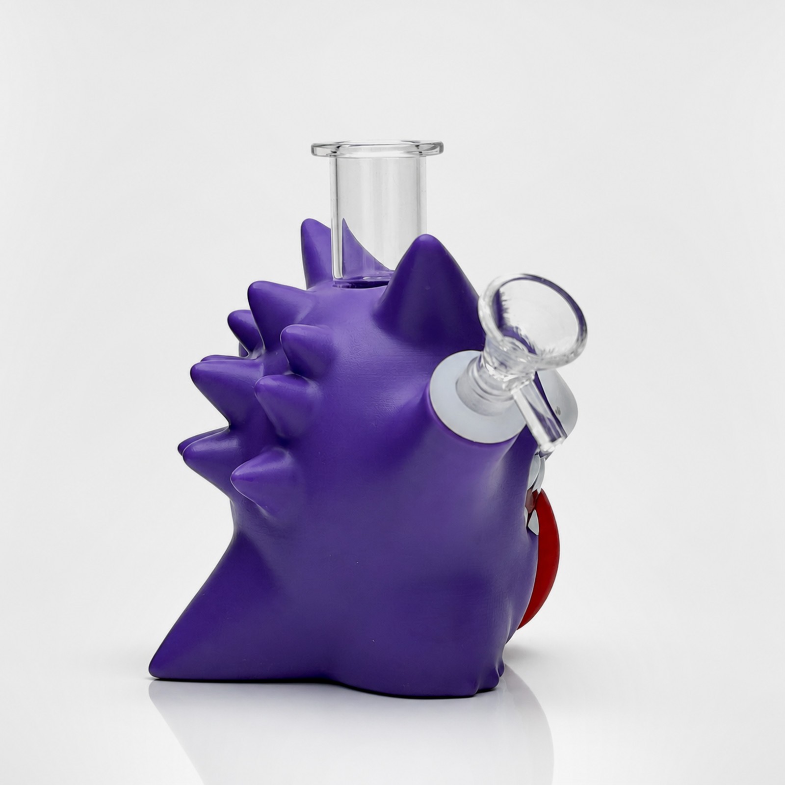 5.8&Prime; Purple Ghost Monster Glass Bong Water Pipe Smoking Tobacco Hookah Halloween