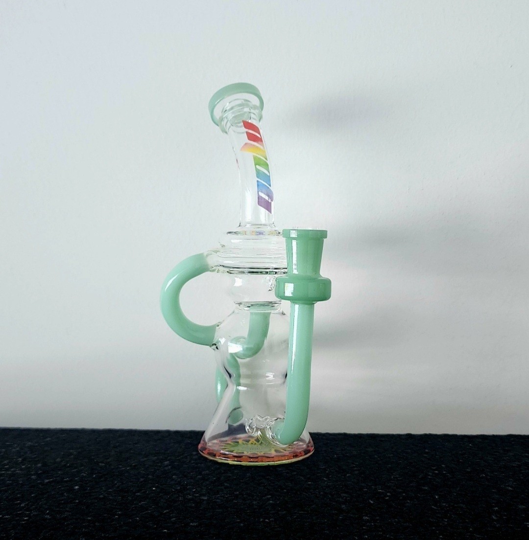 8.5 Inch Heady Falcon Recycler Glass 14mm Hookah