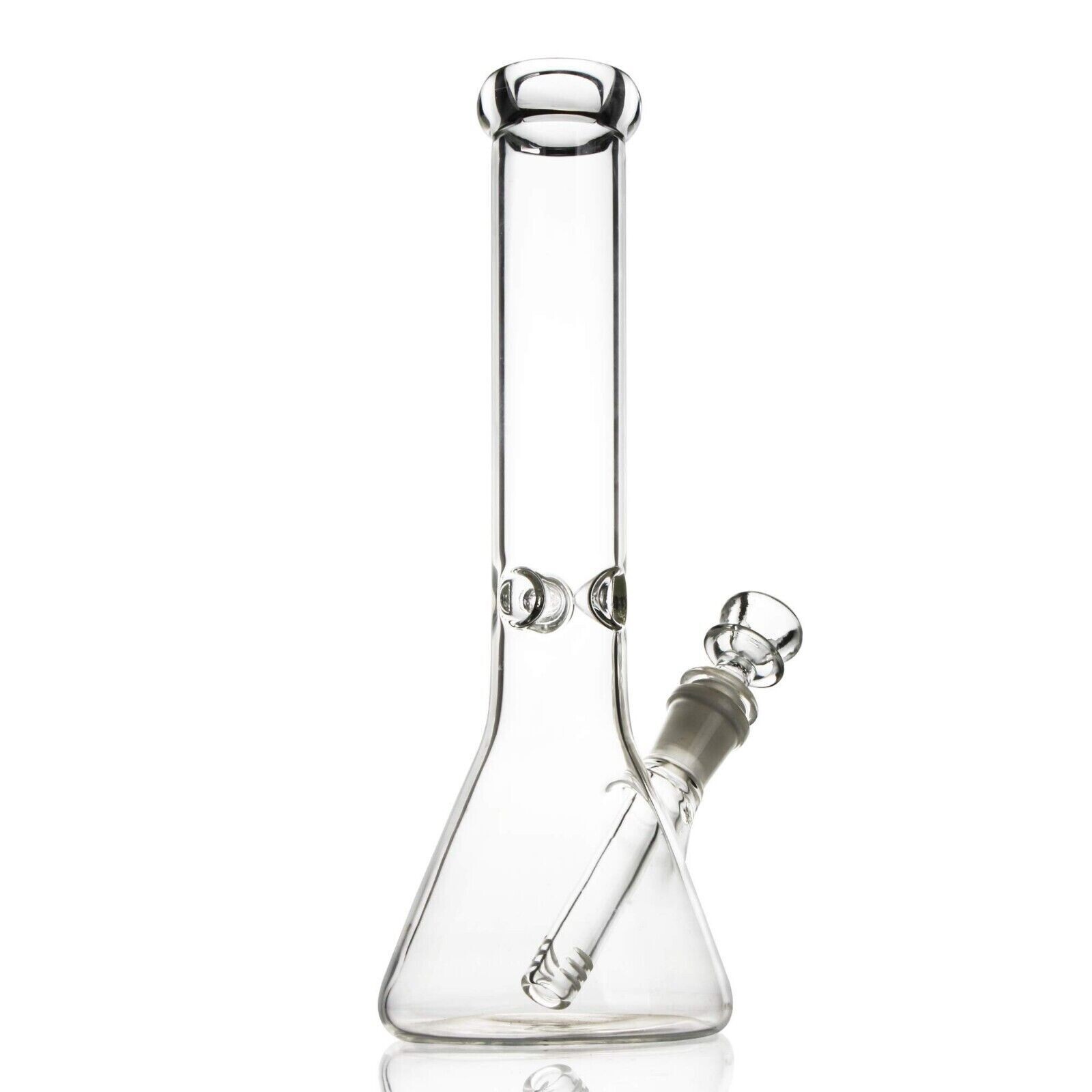 Wholesale 10inch Clear Glass Bong Smoking Water Pipe Bubbler Water Pipe 6 Screen