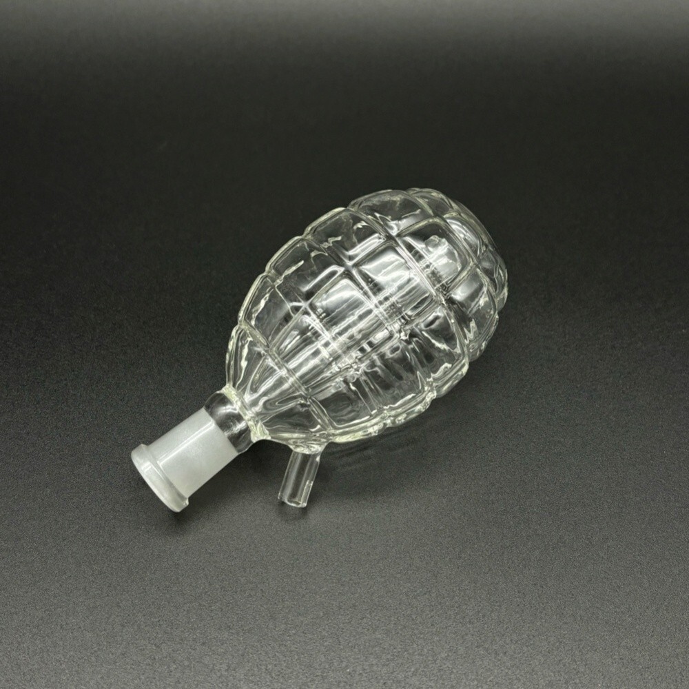 MINI 4.3&Prime; Clear Glass Bong Smoking Water Pipe Shisha Hookah Bubbler W/TOOL BOX