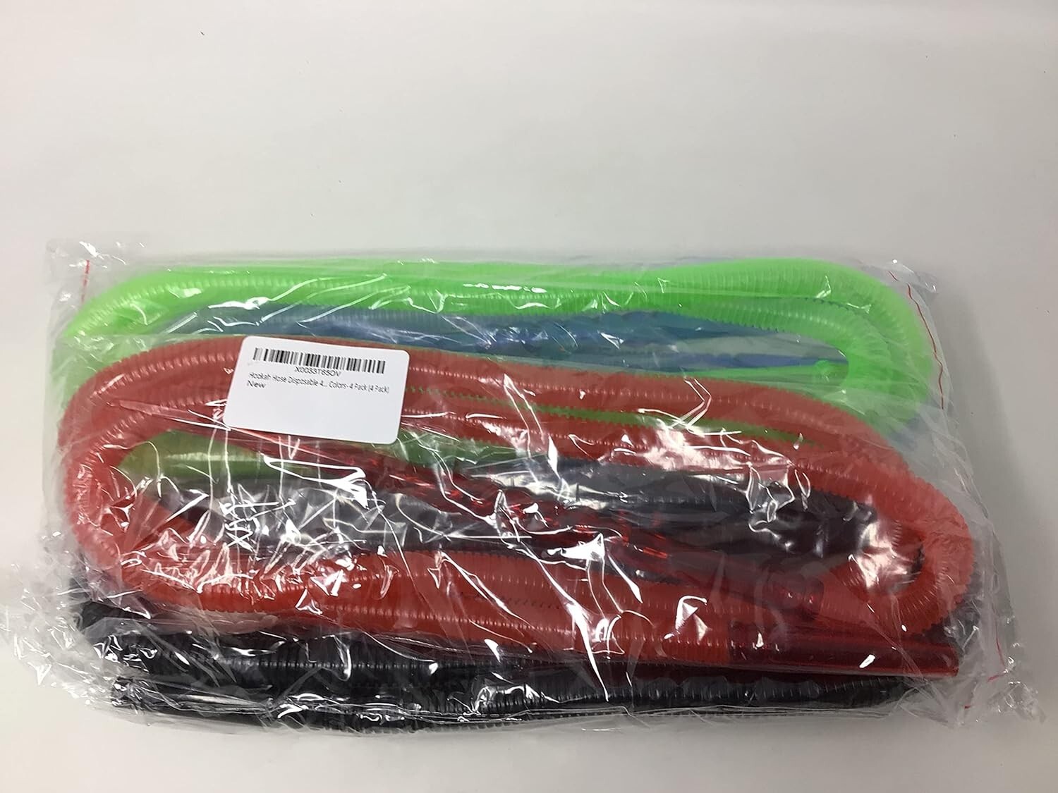 [12Pack] Washable Disposable 72&Prime; Hookah Shisha Hose(MIXED COLORS) / LONGHOSE