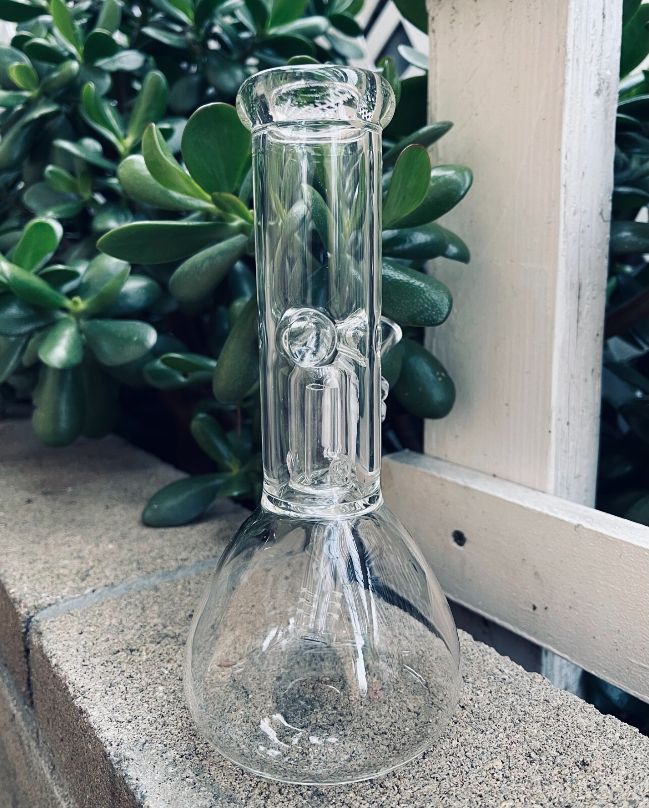 Premium Quality 9&Prime; Inch Clear Glass Hookah Water Pipe Bong with 14mm Bowl
