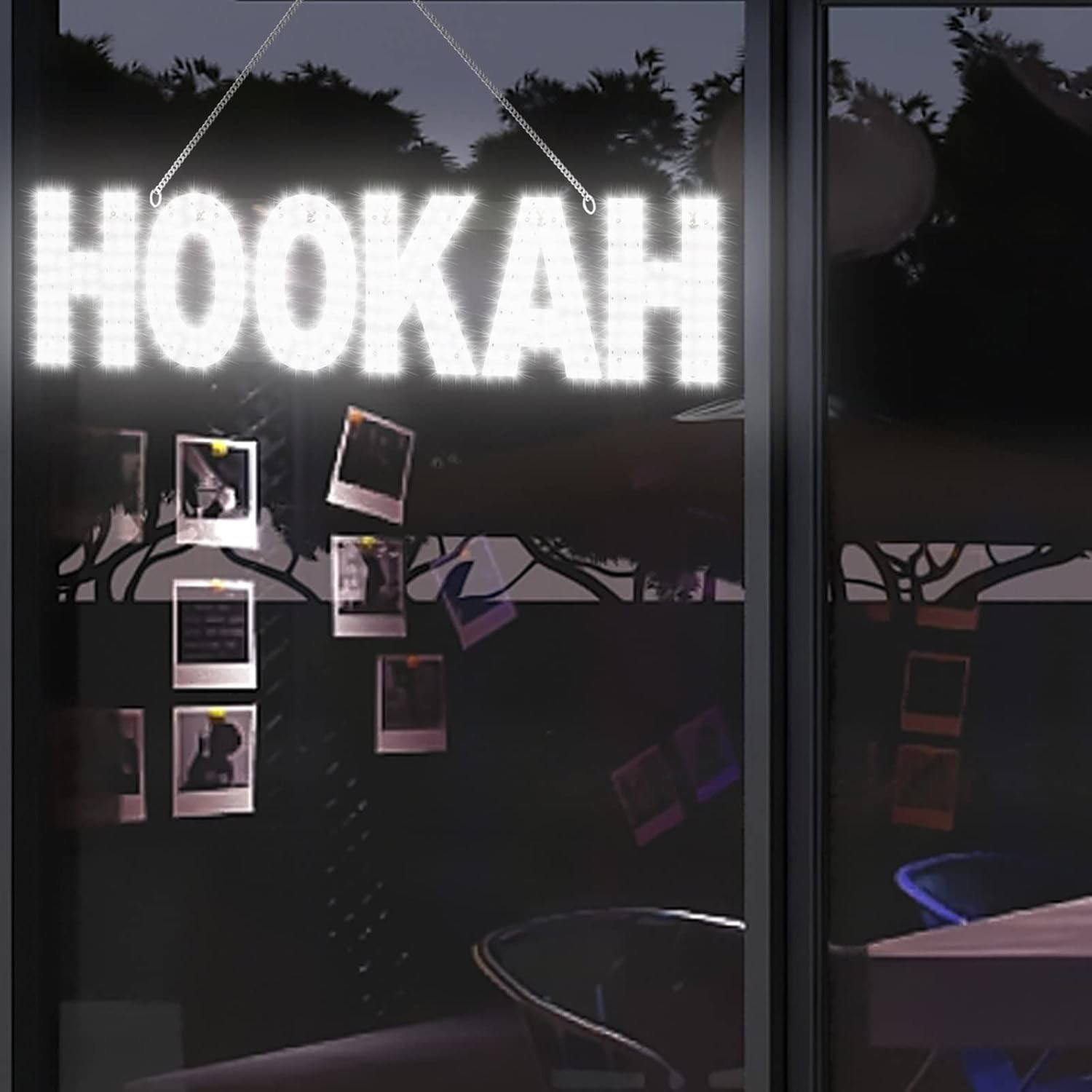 30&Prime;X10&Prime; Large LED HOOKAH Signs for Smoke Shops, Super Bright Unique Design HOOKA