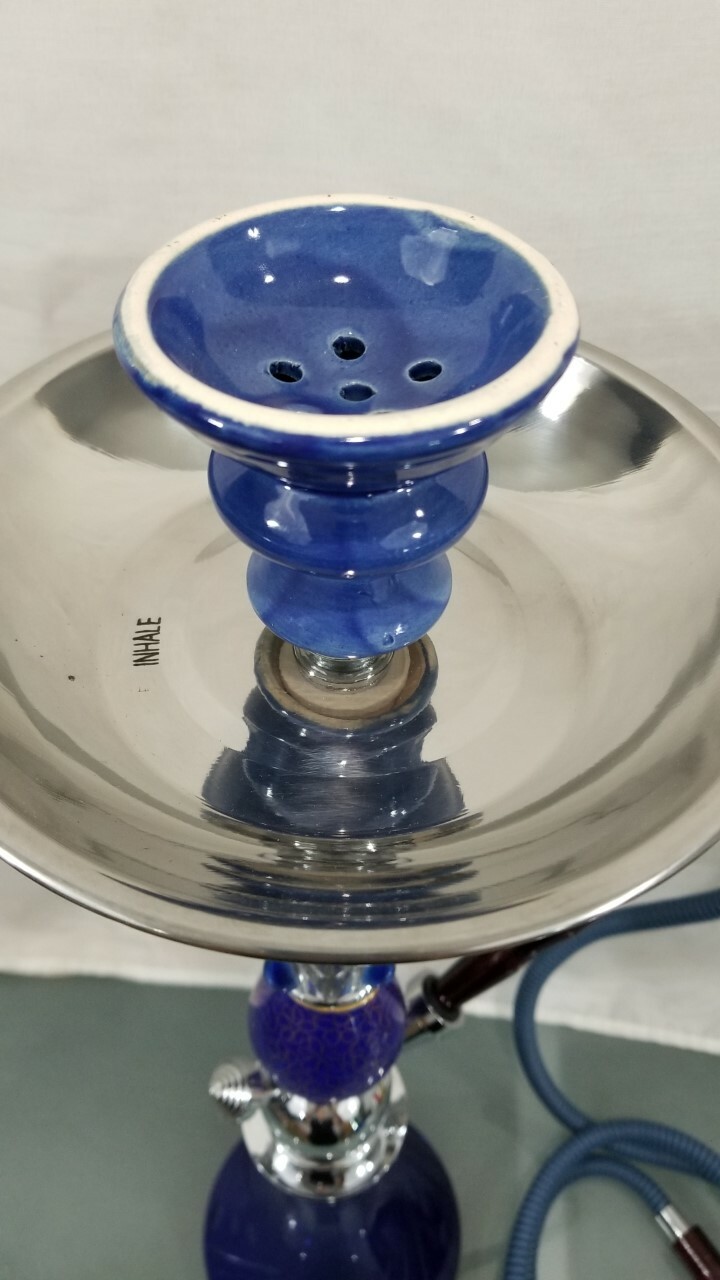 INHALE®️ 26” ORIGINAL EMERALD HOOKAH WITH A HAND BLOWN GLASS