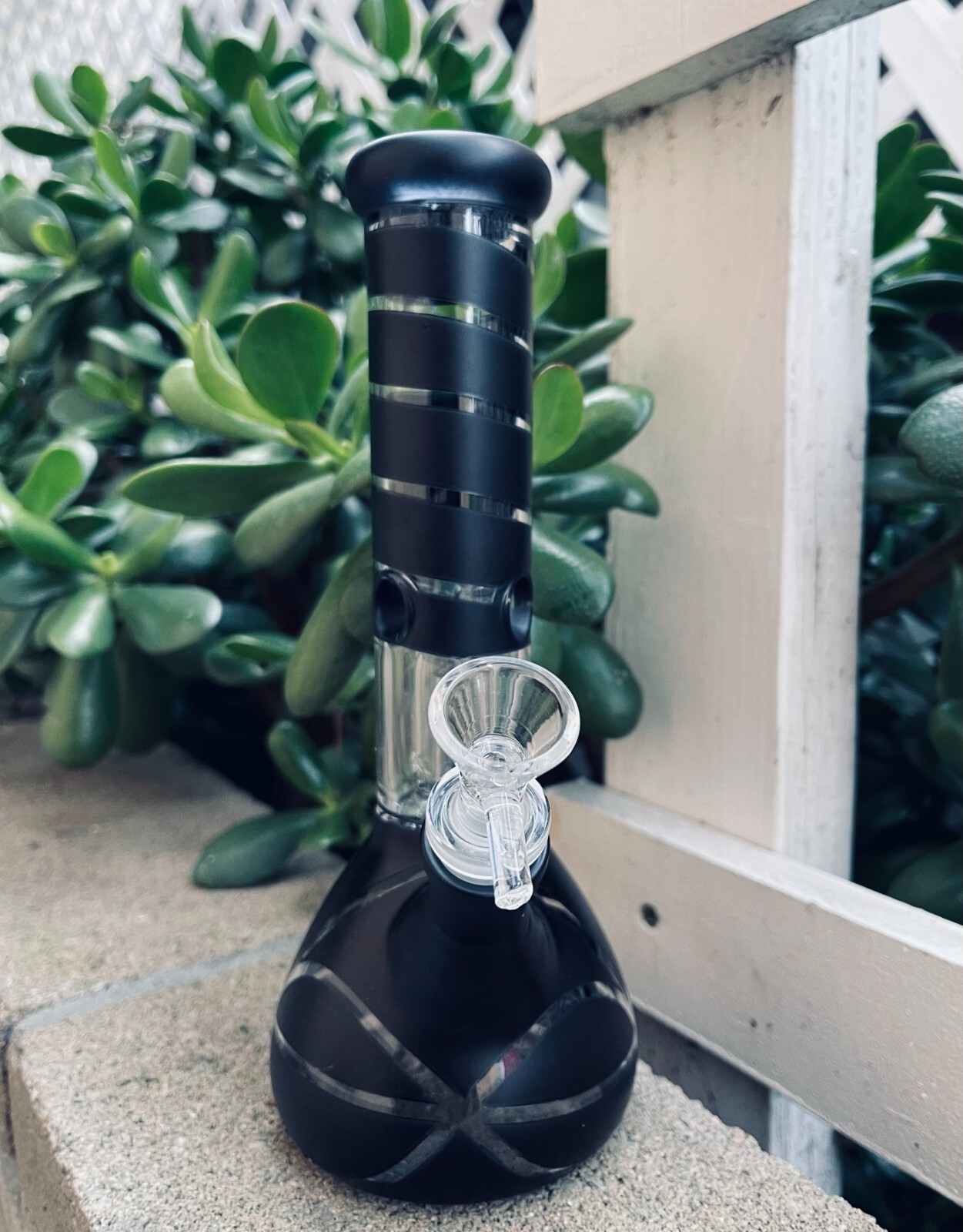 9inch Hookah Glass Water Bong Thick Bubbler Percolator Beaker with 14mm Bowl