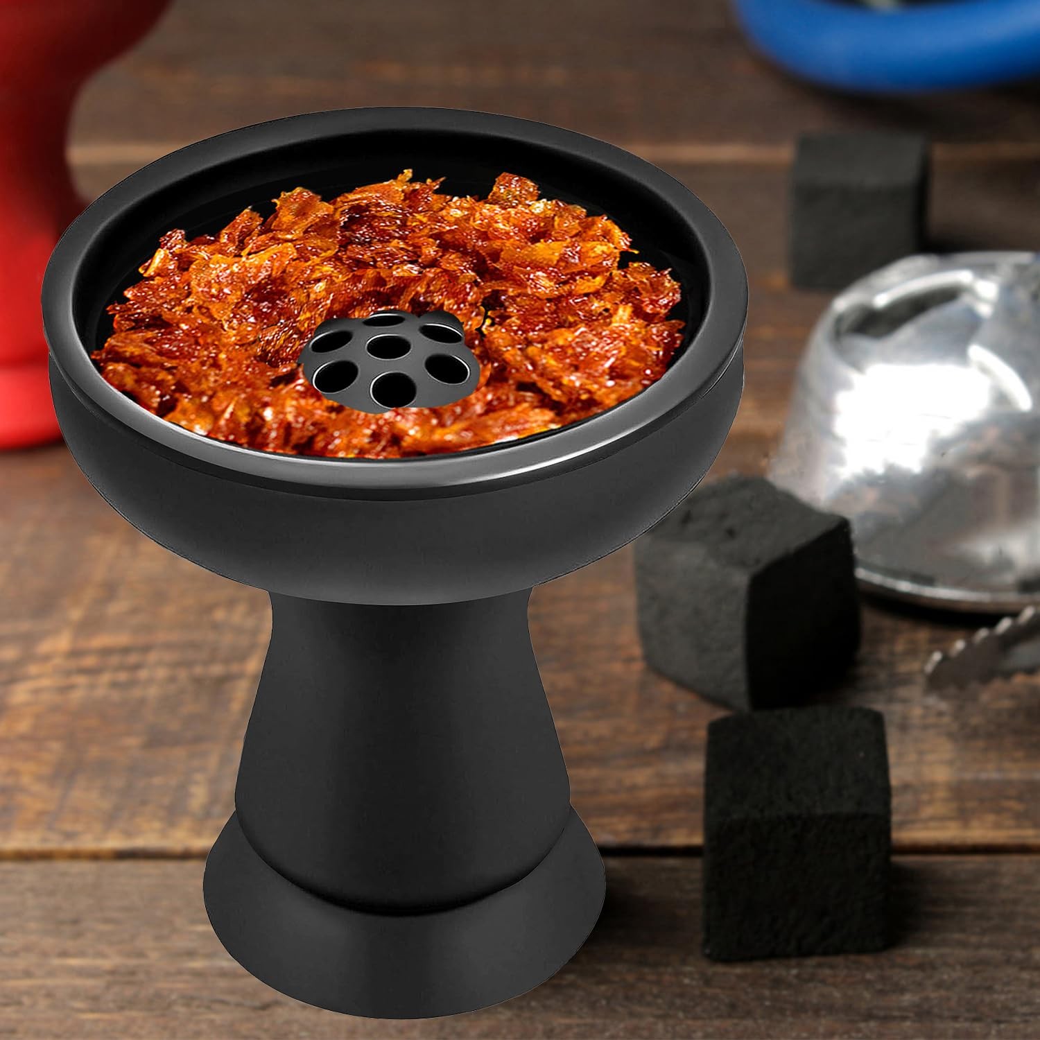Bowl – Silicone Phunnel Bowl – Black Bowl with 7 Holes – Right for Clay&Ceram…