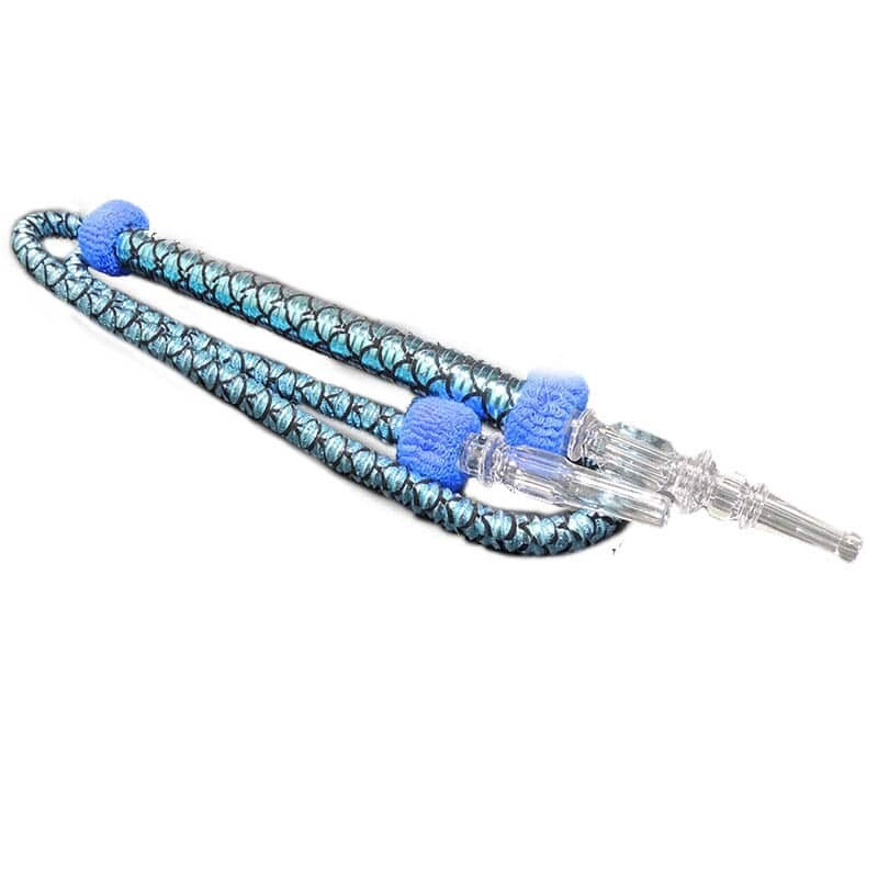 75″ Washable Egyptian Hookah Hose Blue