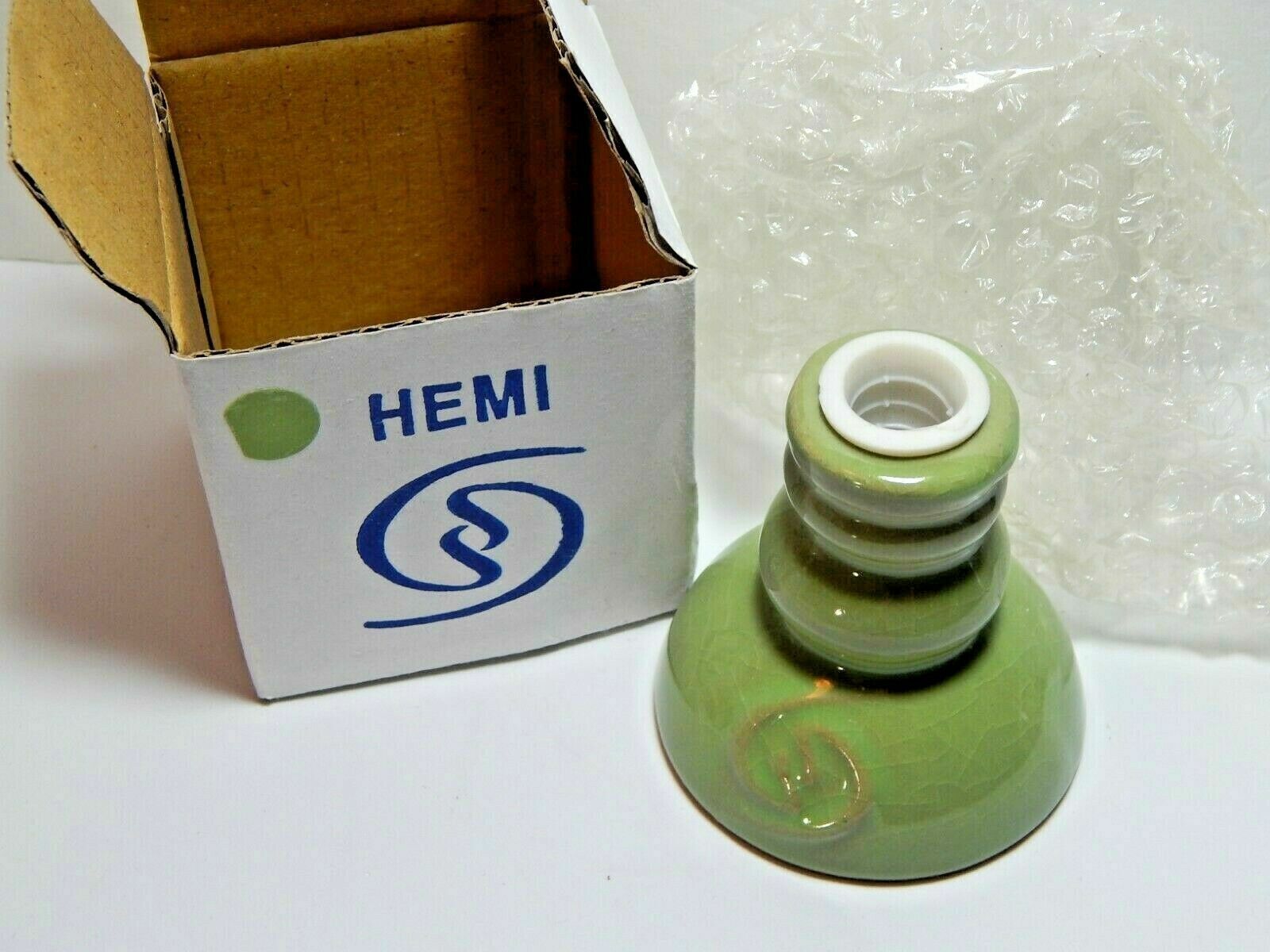 Social Smoke Hookah / Shisha Hemi Bowl / Head Clay Green