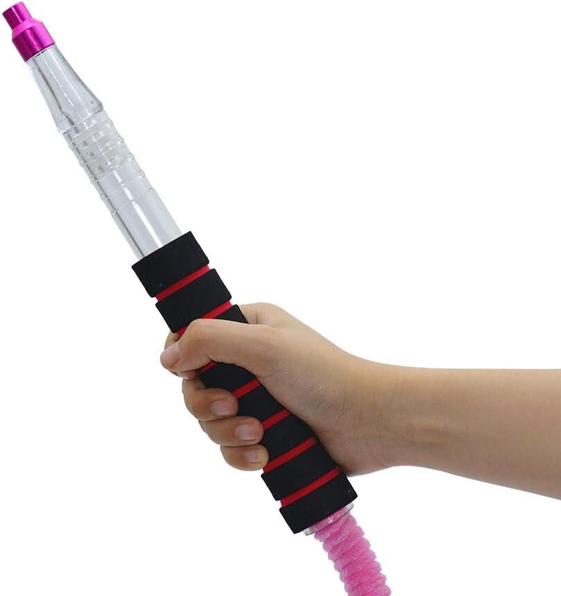 Plush Hookah Hose – Durable Textile Handle – Washable – Detachable Mouth – 6ft