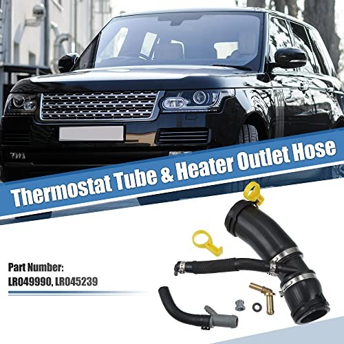 1 Set Thermostat Tube Throttle Body Heater Outlet Hose NO. LR049990/LR045239