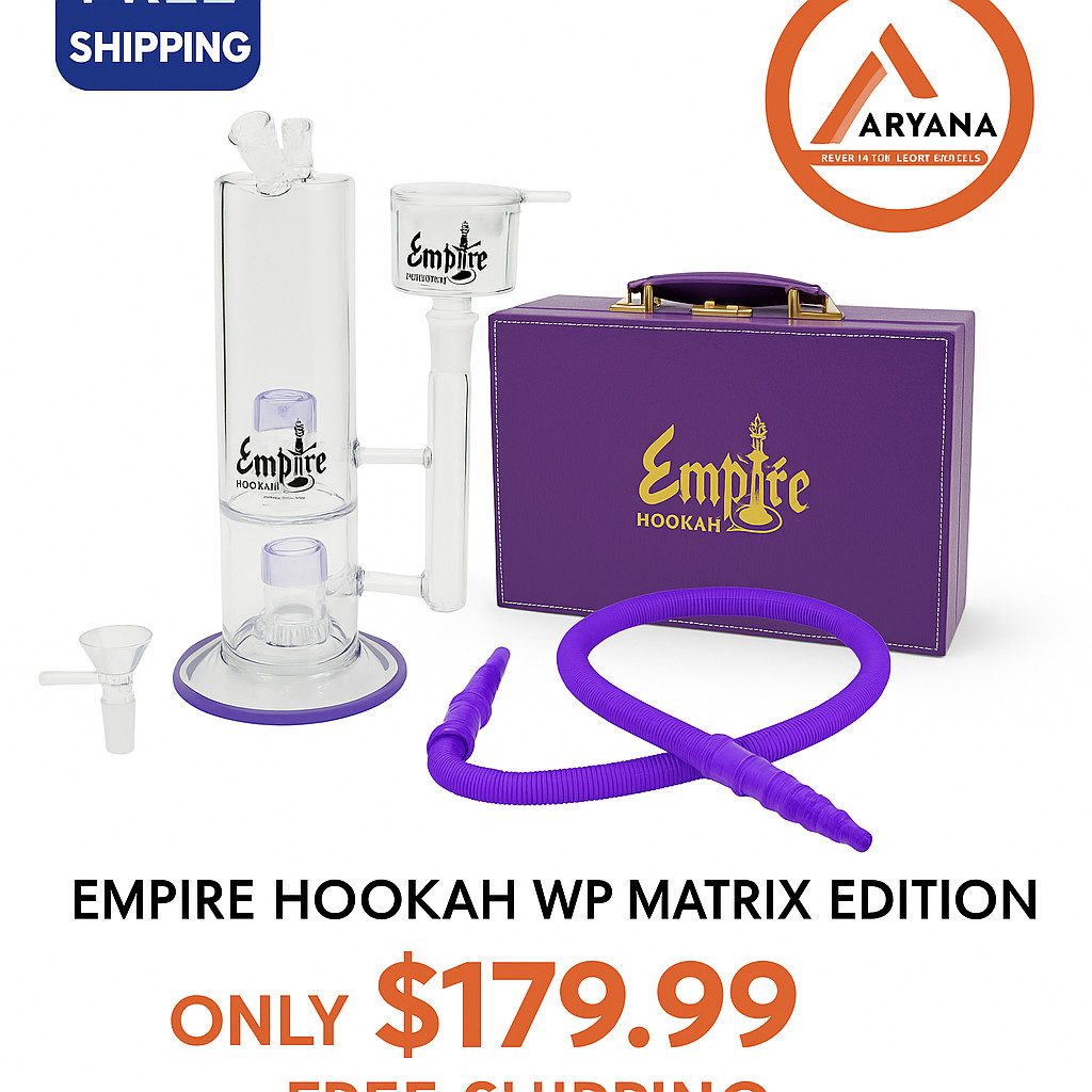 Empire Hookah WP Matrix Edition | Premium 1CT Box | Mixed Colors | FREE SHIPPING