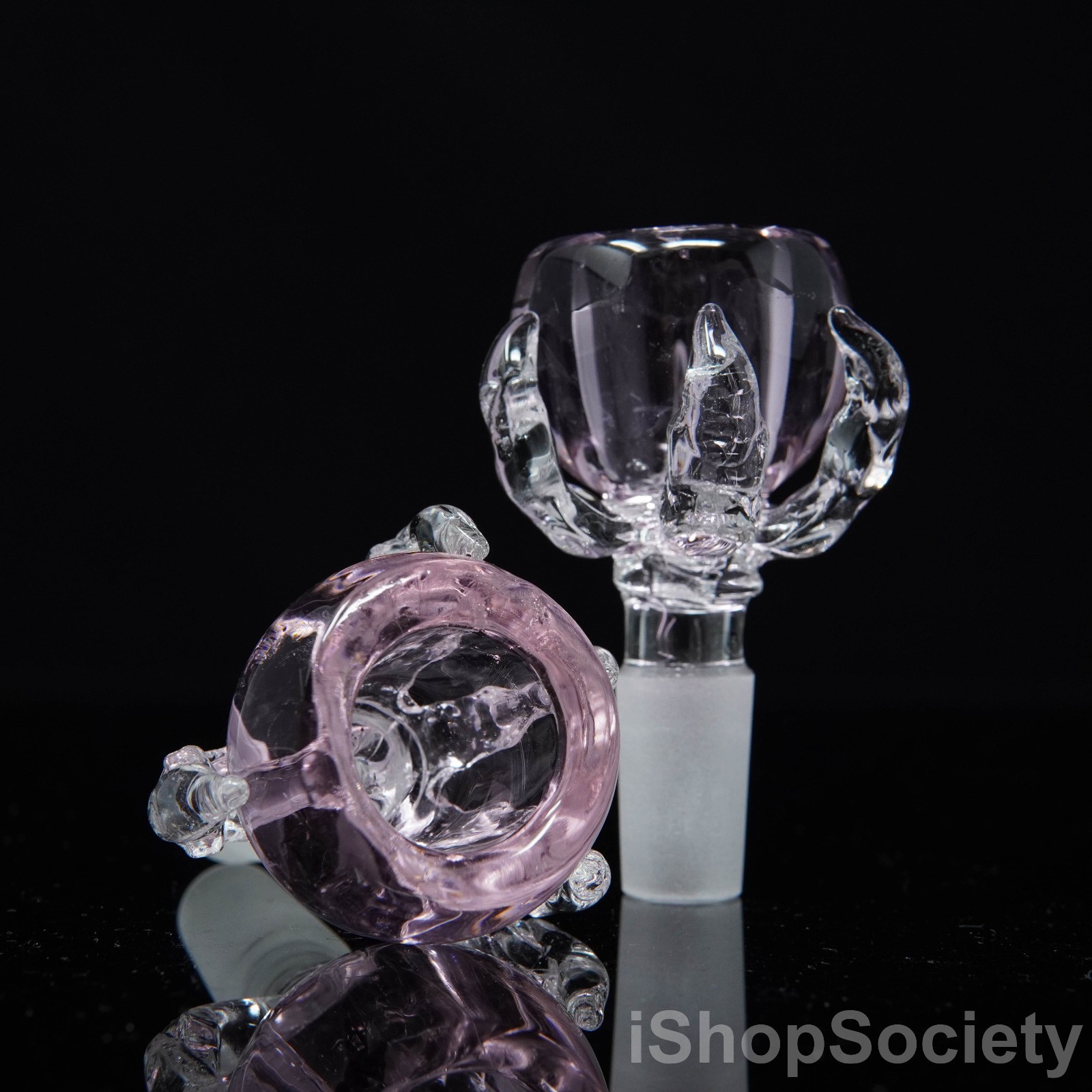 3&Prime; Dragon Claw Slide Bowl 14mm Water Pipe Hookah Head Piece Thick Glass Bowl PK