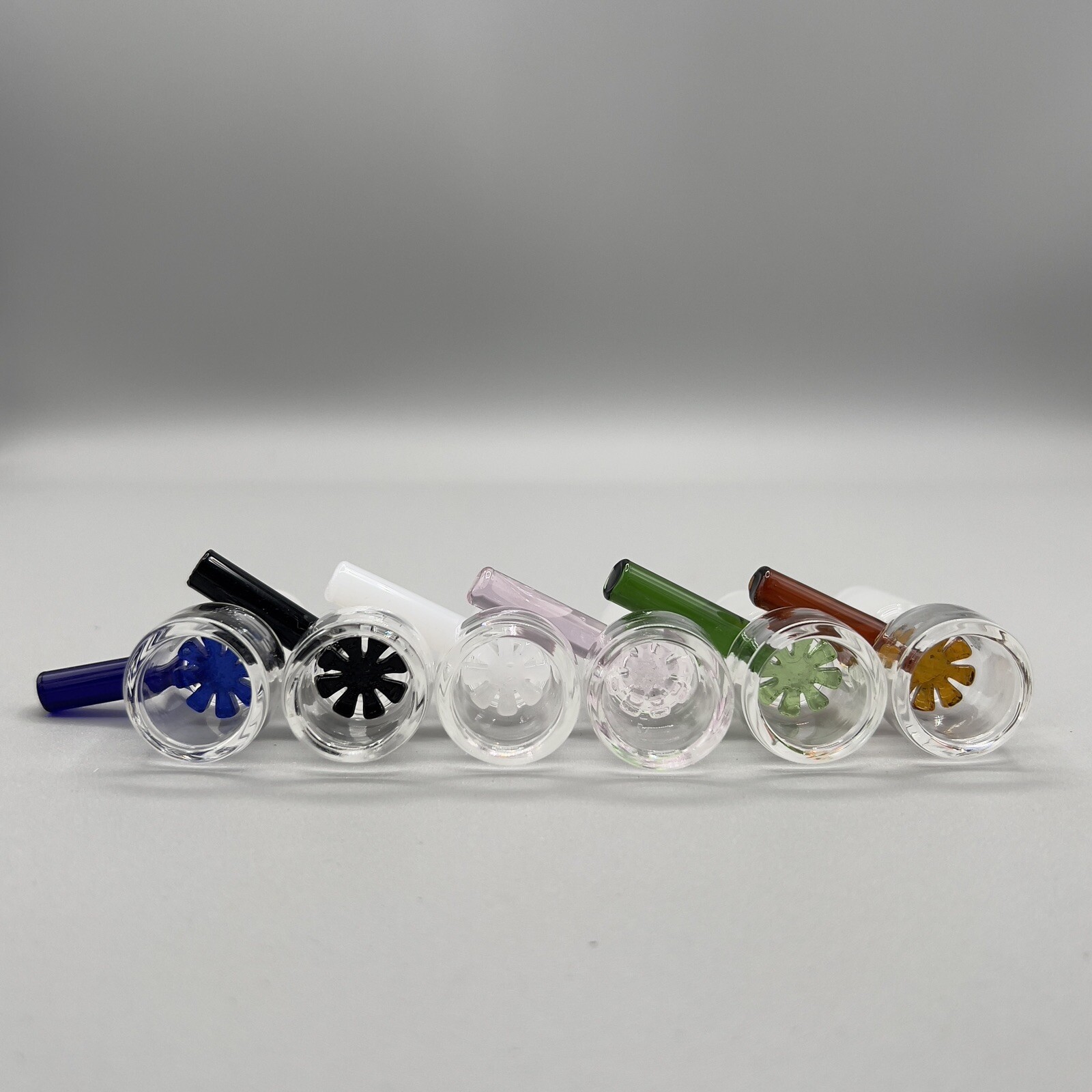 14mm Glass Bowl Piece Bong Water Pipe Slide Snowflake Screen – COLORS
