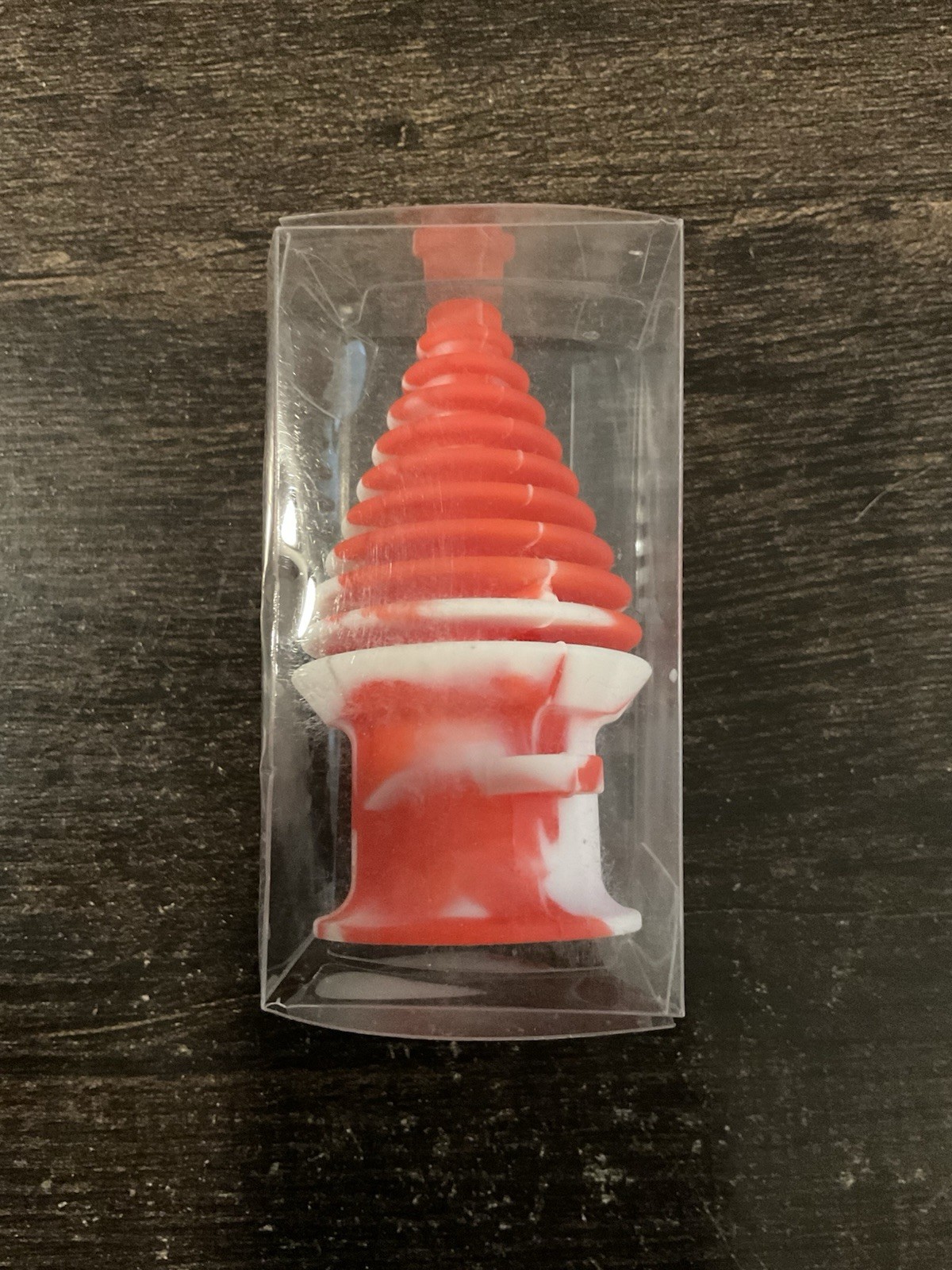 Mouthpiece Silicone Mouthpiece For Waterpipe – Red/White NEW