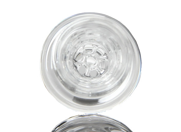 18 mm Glass Slide Female Honeycomb 7 holes made in USA