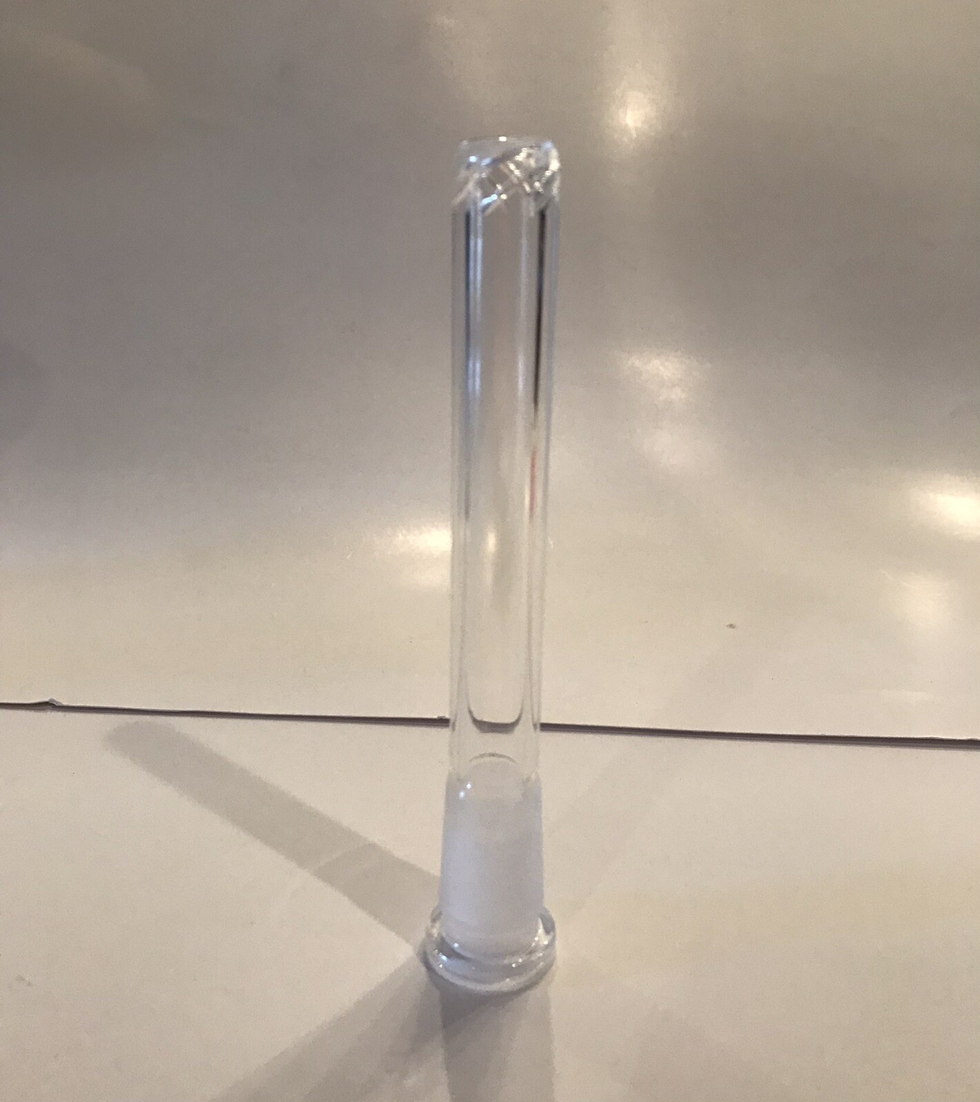 4” Inch Rifle Perc Glass Downstem 18/14mm Water Pipe Bong Bubbler Thick Glass