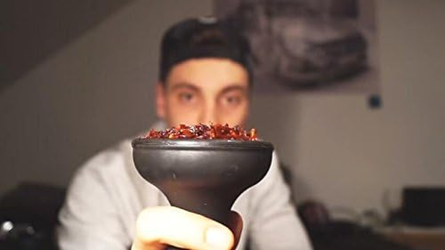 Silicone Hookah Bowl – Silicone Phunnel Bowl with 7 Holes – Shisha Bowl Black…