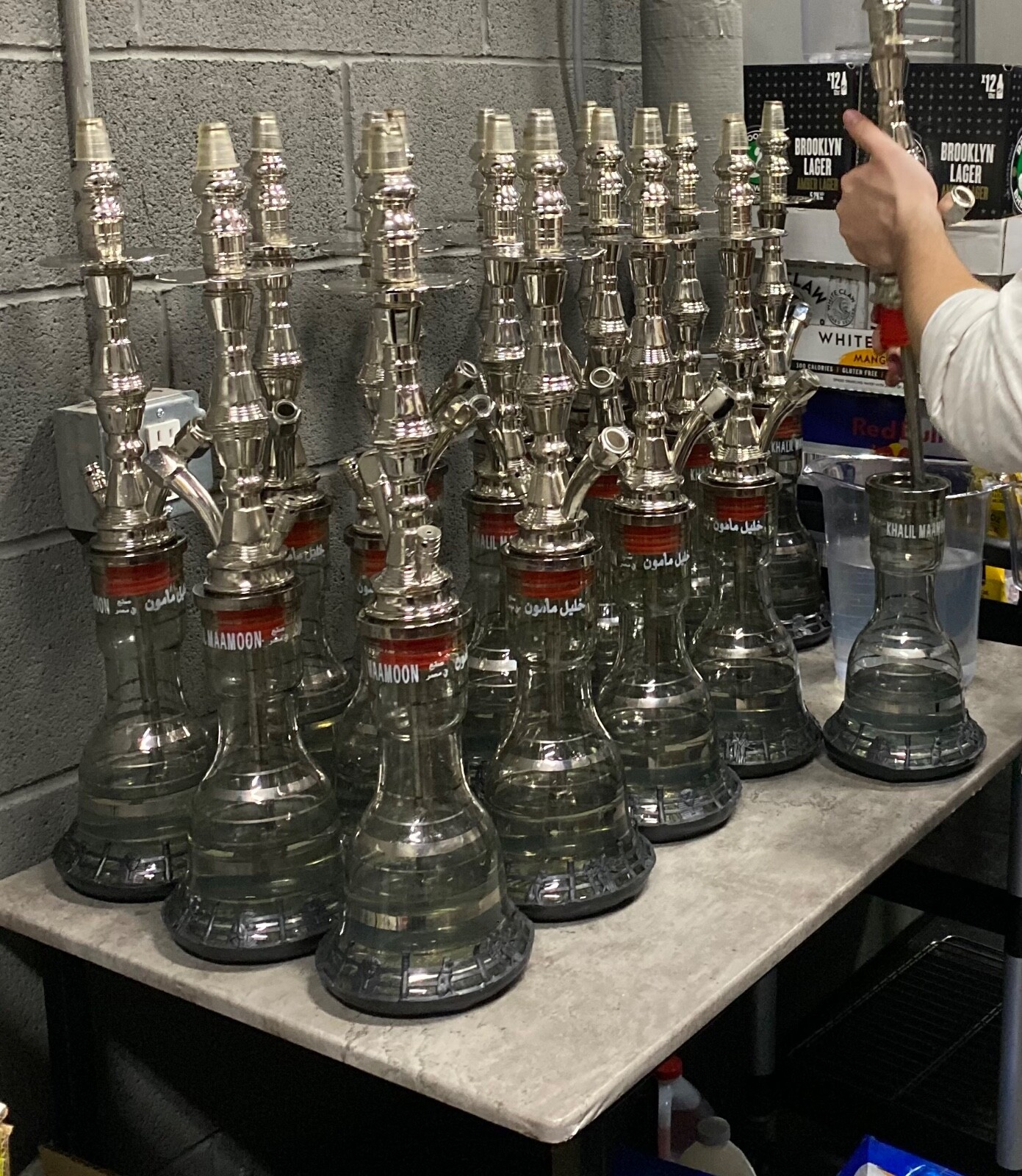 35 Units Of Khalil Maamoon Shamadan 1 Door Hookahs 