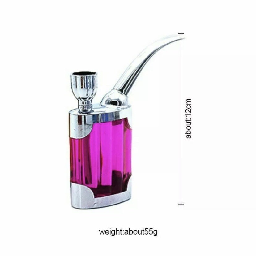 2 Pcs Dual Purpose Resin Smoking Pipe Mini Shisha Hookah Pipe Water Tobacco