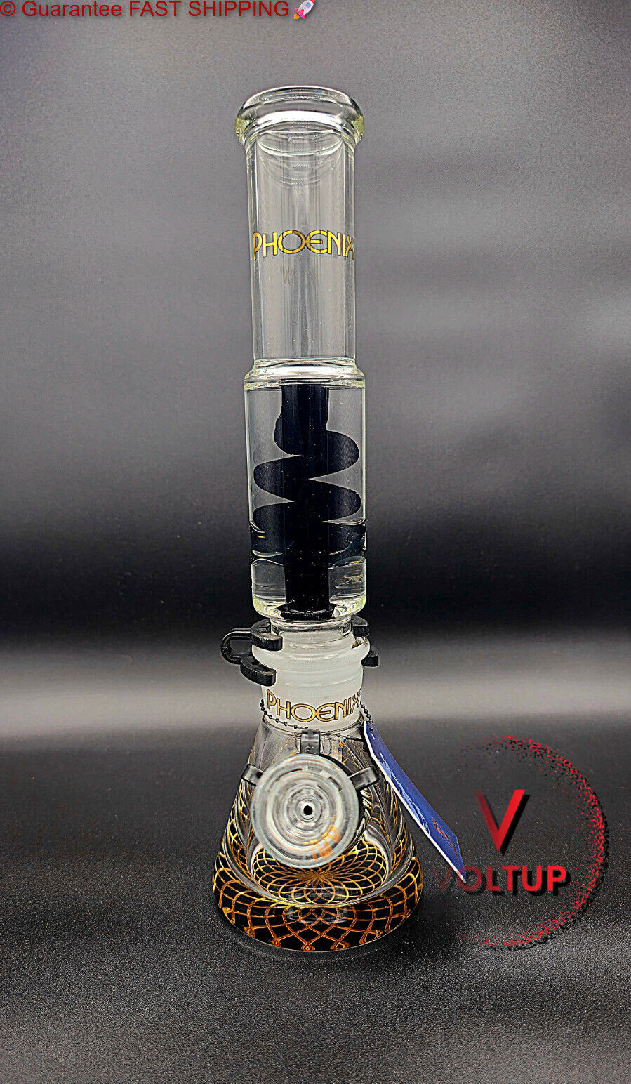 Phoenix Star Freezable Coil 12&Prime; Water Bong Water Pipe Phoenix Star AUTHENTIC ✅✅