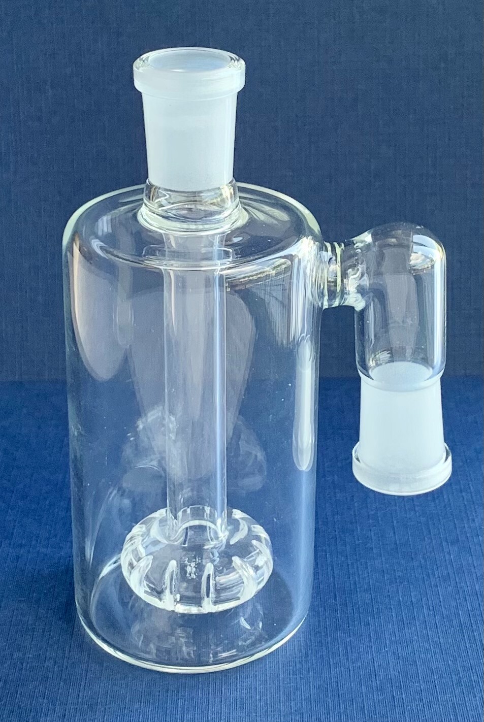 14mm 90 Degree Glass Tobacco Hookah Water Pipe Ash Catcher with Shower Pec