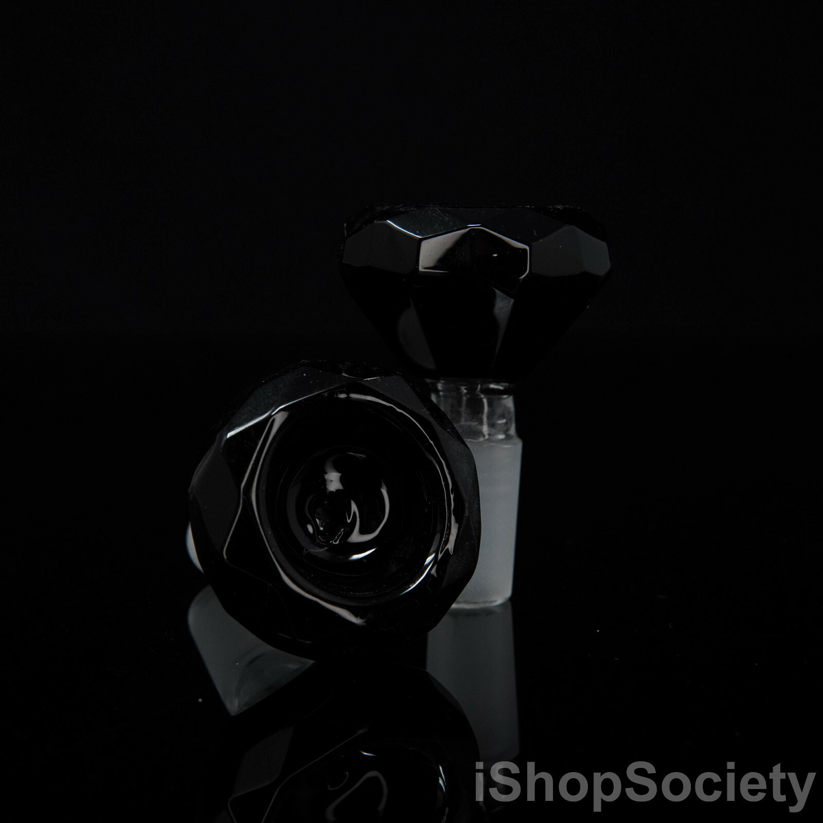 2.5&Prime; Black Diamond Slide Bowl 14mm Water Pipe Hookah Head Piece Thick Bowl