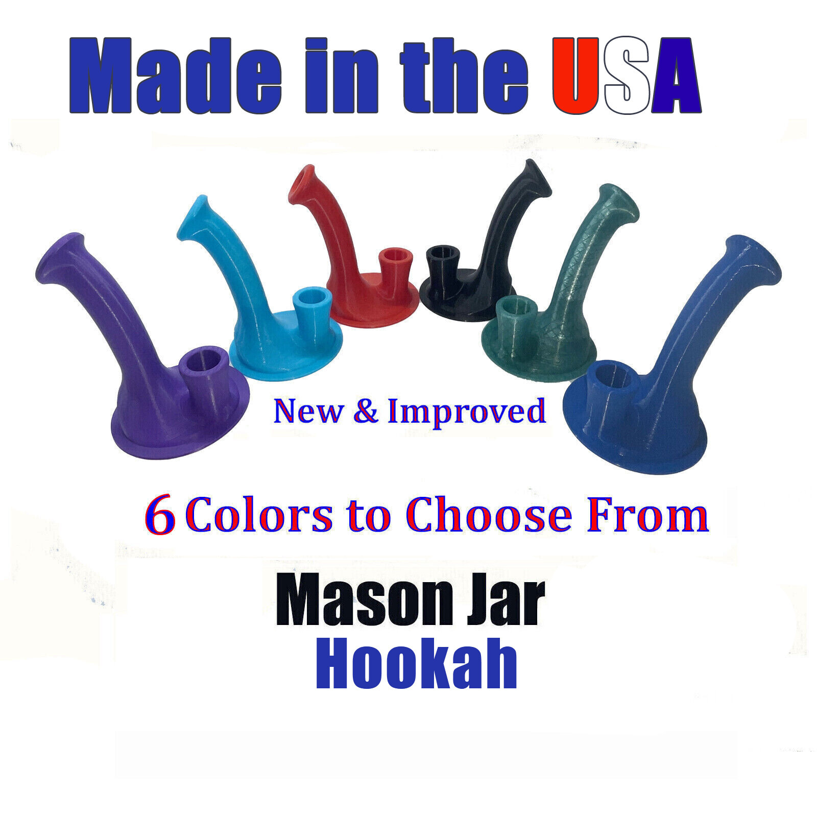 EZ Clean Pipe Mason Jar – Glass Hookah – Easy Clean