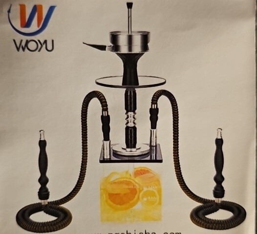 Hookah Set With 2 Hoses & Carrying Case