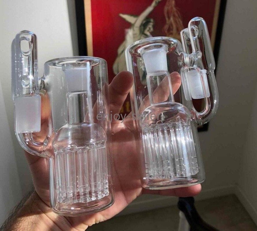 18mm ash catcher tree branches bong Smoking pipes Recycler rig 1pcs United State