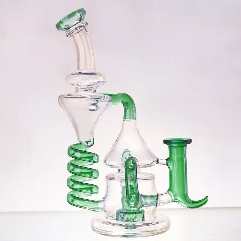 NEW Tornado Hookah Percolator Smoking Pyrex Glass Water Pipe Bong Bubbler W/Bowl