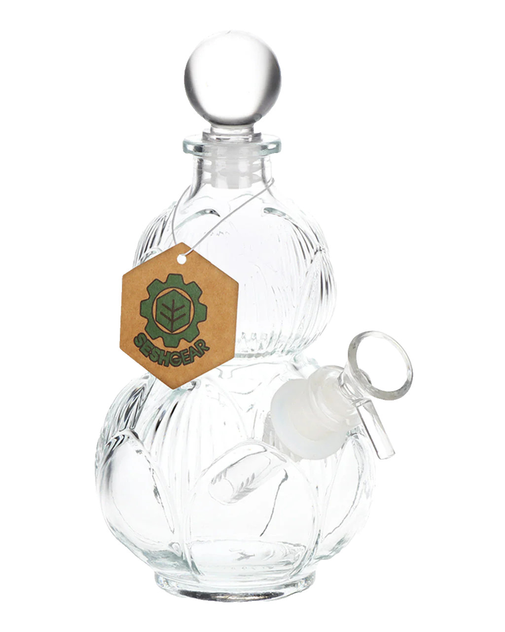SeshGear Vintage Thick Gourd Glass Bong Water Pipe