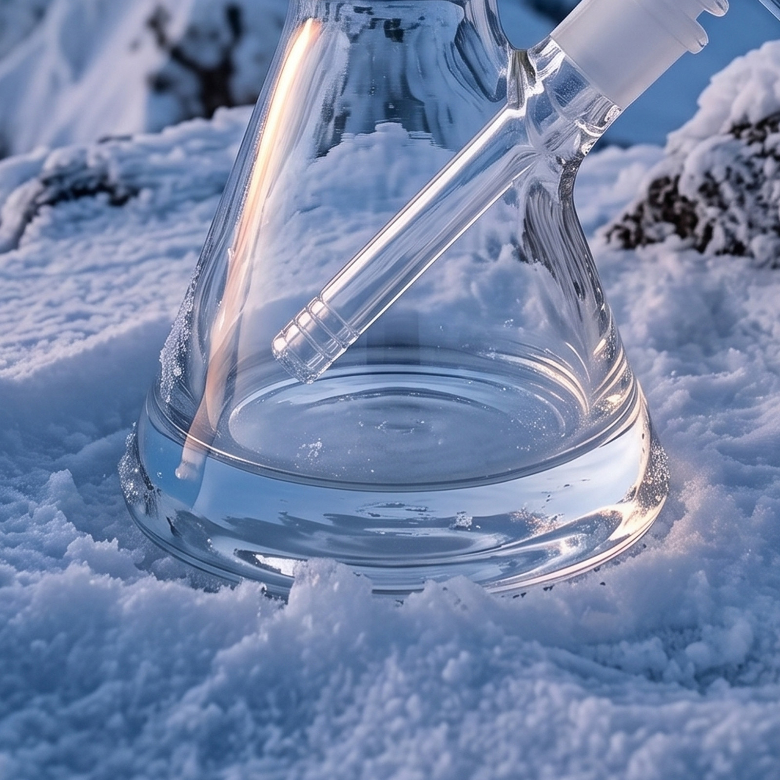 Super Thick 16 INCH Bong Matrix Water Pipe Clear Glass 15mm Beaker Hookah USA