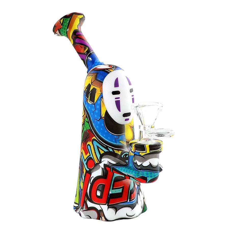 Random Color Silicone Hookah Smoking Bong Shisha Water Pipe Glass Bowl