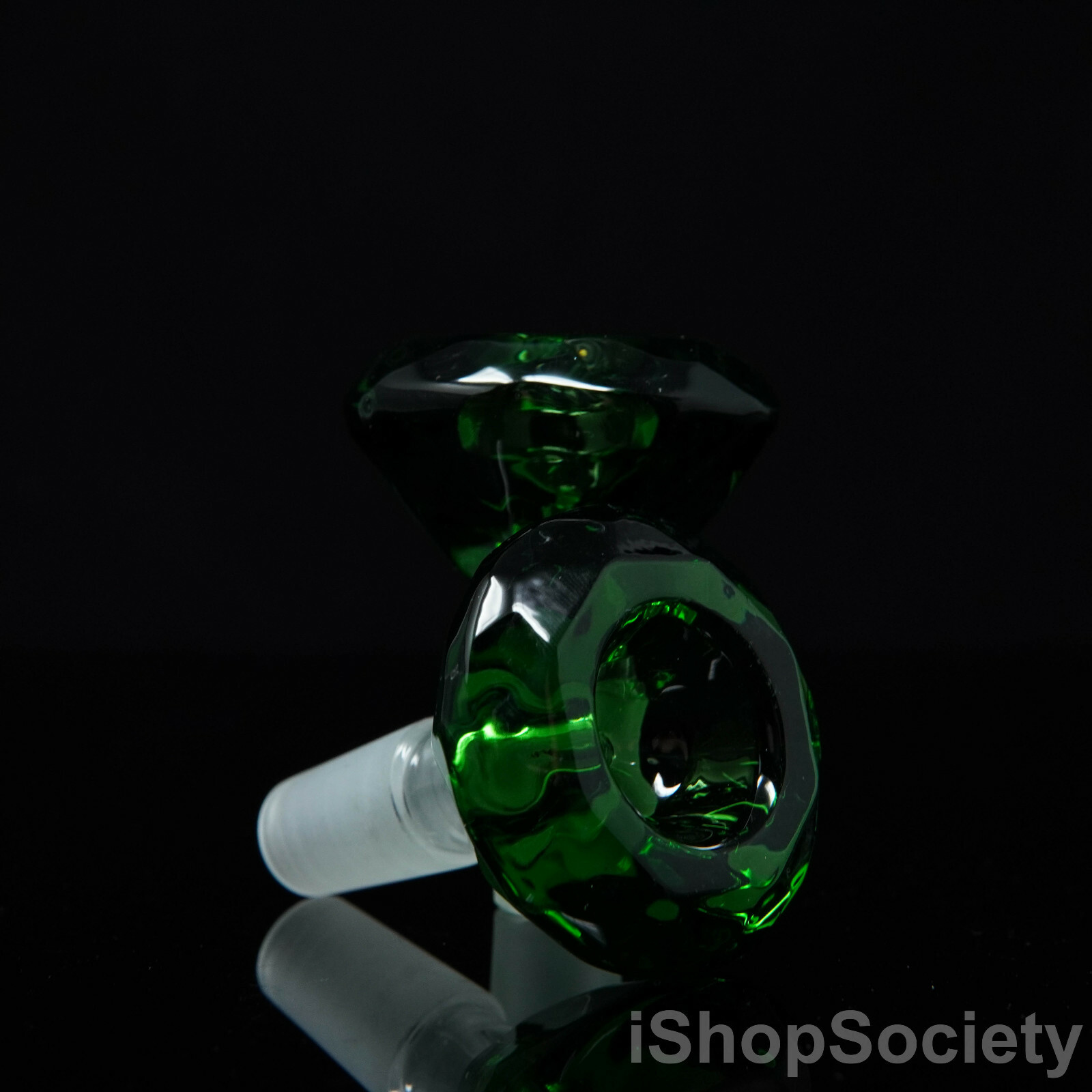 2.5&Prime; Green Diamond Slide Bowl 14mm Water Pipe Hookah Head Piece Thick Bowl