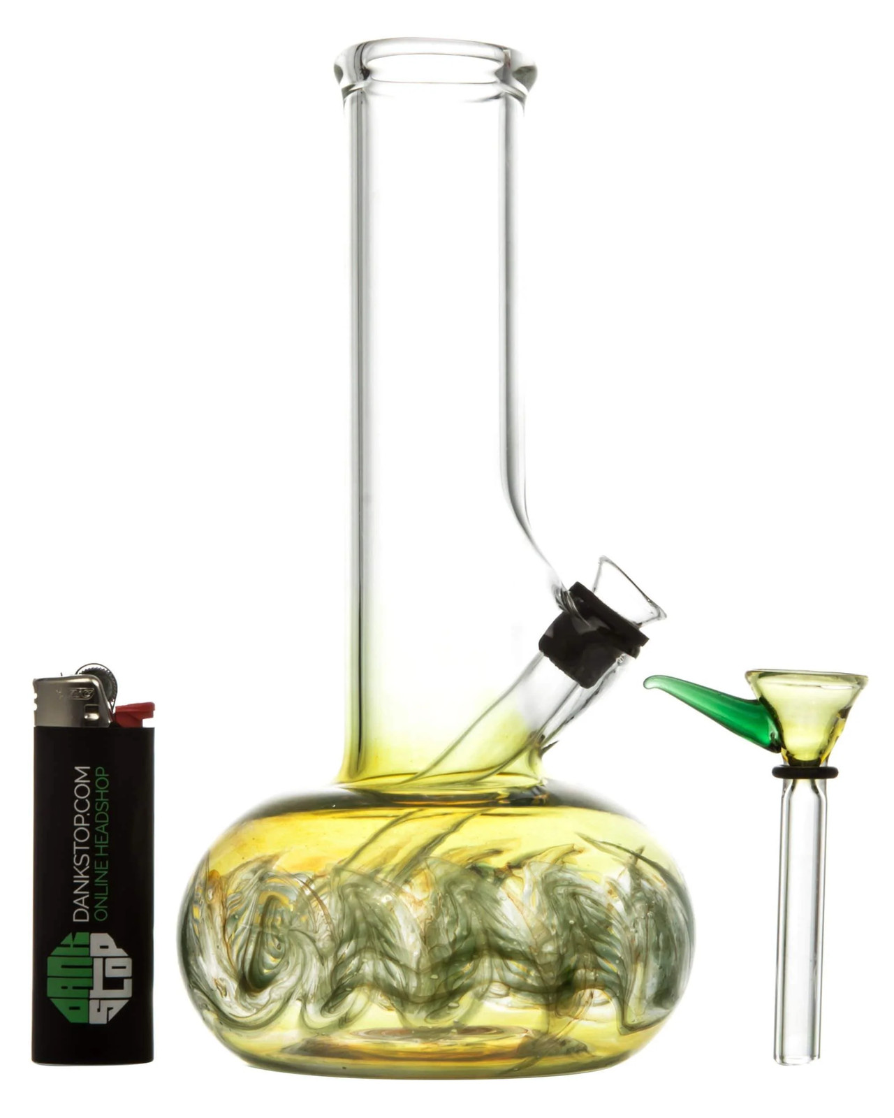 Raked Bubble Beaker Bong w/ Fumed Base Hookah