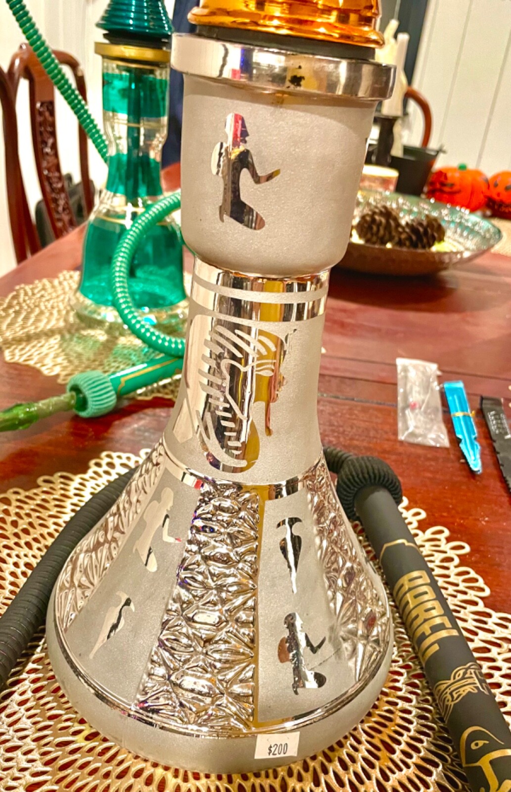 Hookah Complete Set Glass Vase Hookahs
