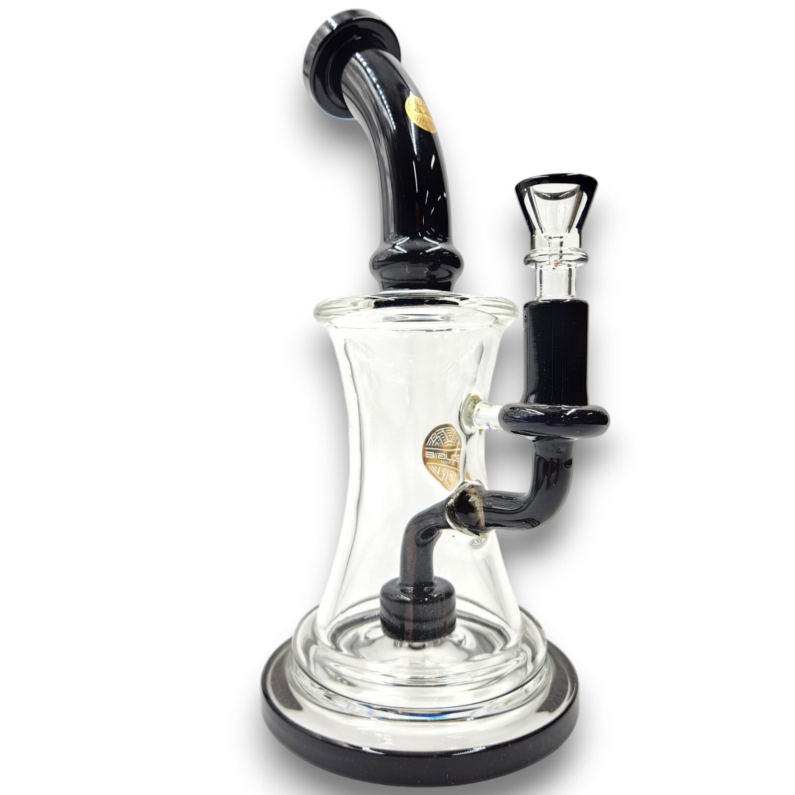 10&Prime; Bougie Glass Beaker Bong Barrel PERCOLATOR HEAVY DUTY Smoking Water Pipe
